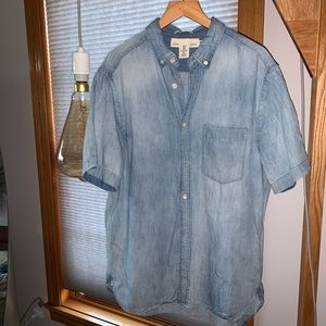 Denim short sleeved H&M shirt